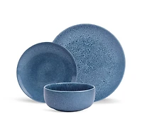 Service de vaisselle 12 pièces bleu océanique