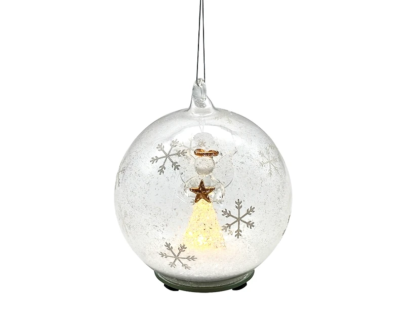 Pwp Glass LED Angel with Star