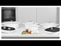 Casserole en fonte Aspen Remy Olivier, 1,8L, blanc