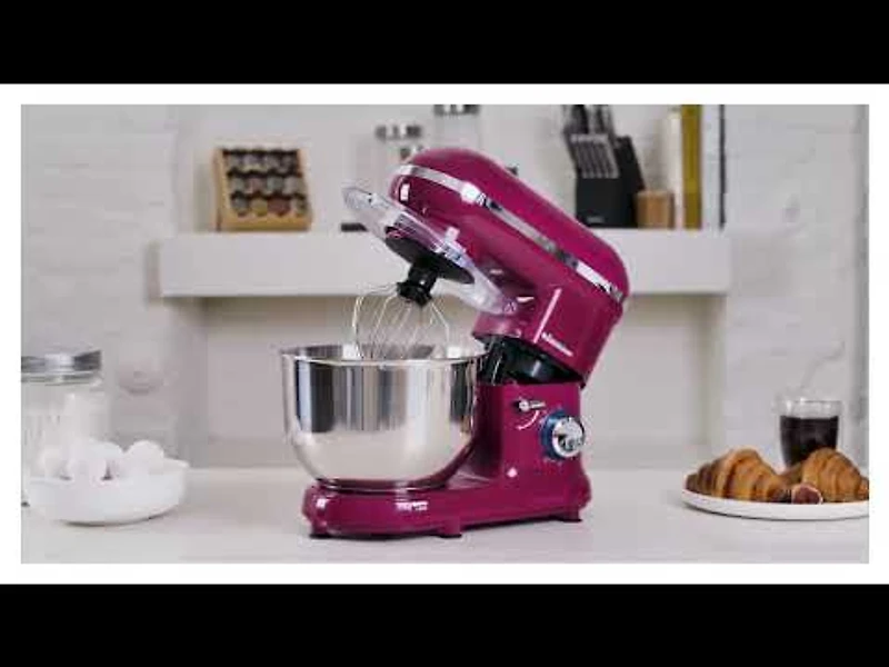 thinkkitchen Promix Plus Stand Mixer, 600W, Raspberry