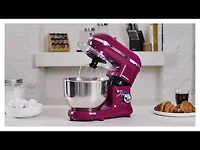 thinkkitchen Promix Plus Stand Mixer, 600W, Raspberry
