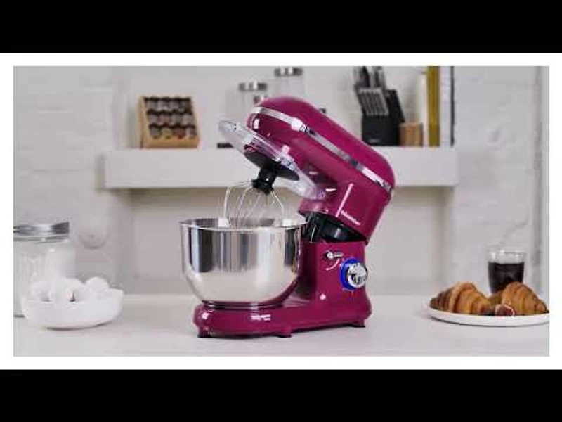 thinkkitchen Promix Plus Stand Mixer, 600W, Raspberry