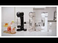 Machine à boissons pétillante Rétro thinkkitchen, blanc