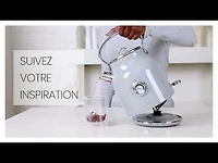 Bouilloire électrique Rétro thinkkitchen 1,7 L, gris