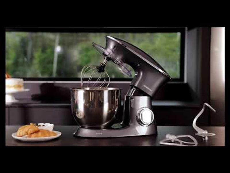 Batteur sur socle Odyssey par thinkkitchen, gris foncé, 660 W, 7 L