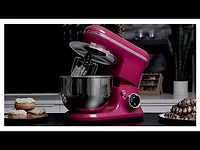 Batteur sur socle numérique Digimix thinkkitchen, fuschia, 650 W