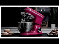 Batteur sur socle numérique Digimix thinkkitchen, fuschia, 650 W