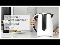 Bouilloire Santa Monica thinkkitchen, 1500 watts, 1,7 L