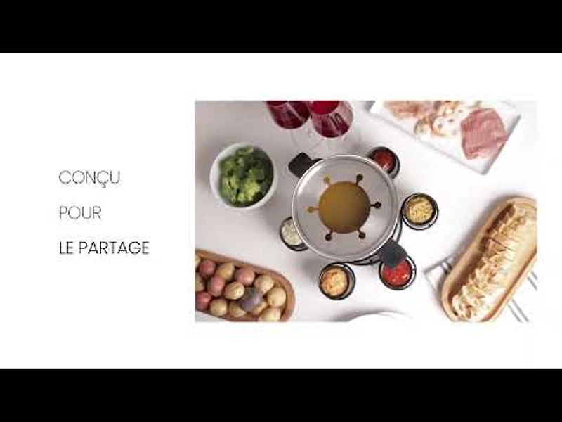 Service à fondue 16 pièces Lazy Susan par thinkitchen