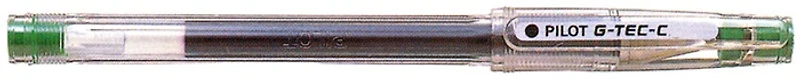 Pilot Roller ball, G-tec-c4 series Green ink