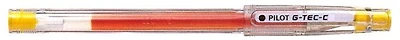 Pilot Roller ball, G-tec-c4 series Yellow ink