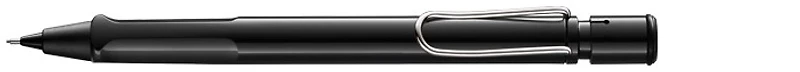 Porte mine Lamy , série Safari Noir Clip Chrome