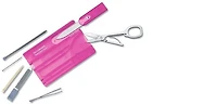 Carte multifonction Victorinox, série SwissCards Rose translucide