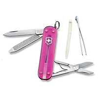 Victorinox Knife, Small Pocket Knives series Translucent pink (Classic SD)