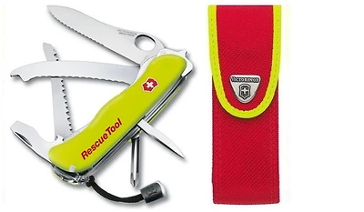 Couteau Victorinox, série Grands couteaux de poche Jaune fluo (RescueTool)