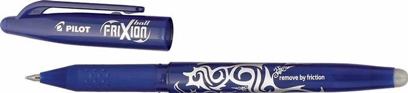 Stylo encre gel Pilot, série Frixion ball Encre bleue