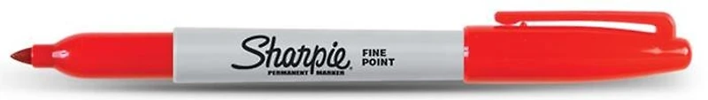 Sharpie Felt pen, Permanent Markers serie Red ink