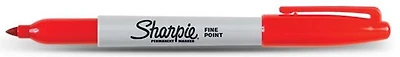 Crayon feutre Sharpie, série Permanent Markers Encre rouge