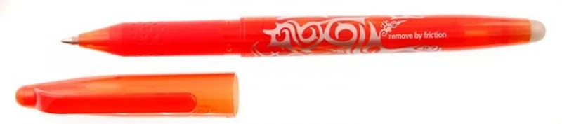 Pilot Gel Pen, Frixion ball series Orange ink