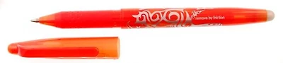 Pilot Gel Pen, Frixion ball series Orange ink
