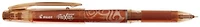 Stylo encre gel Pilot, série Frixion point Encre brune