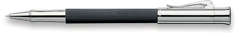 Stylo bille roulante Faber-Castell, série Guilloche Resin Noir