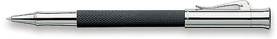 Stylo bille roulante Faber-Castell, série Guilloche Resin Noir