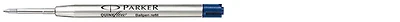 Recharge stylo Parker , série Recharge & encre Encre bleu Quinkflow