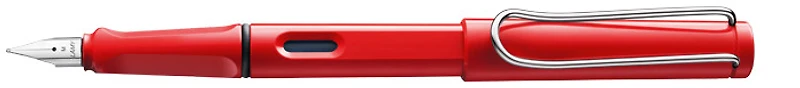 Stylo plume Lamy, série Safari Rouge (Sans réservoir)