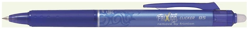Stylo encre gel Pilot, série Frixion Ball Clicker Encre bleue