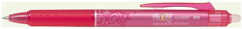 Pilot Gel Pen, Frixion Ball Clicker series Pink ink