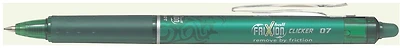 Stylo encre gel Pilot, série Frixion Ball Clicker Encre Verte
