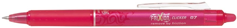 Pilot Gel Pen, Frixion Ball Clicker series Pink ink