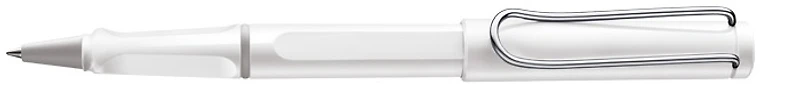 Lamy Roller ball, Safari series White Chrome Clip