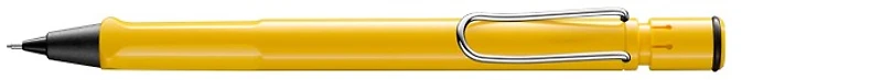 Porte mine Lamy , série Safari Jaune Clip Chrome