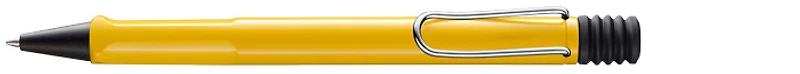Stylo bille Lamy , série Safari Jaune Clip Chrome