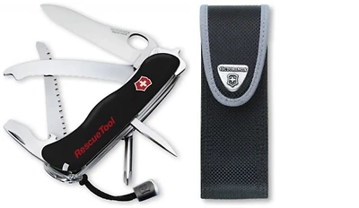Couteau Victorinox, série Grands couteaux de poche Noir (RescueTool)