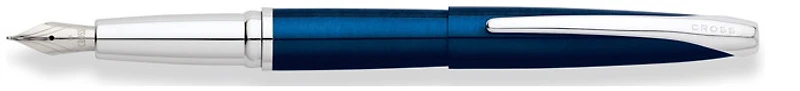 Stylo plume Cross, série ATX Bleu translucide