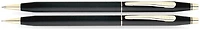 Cross Set ballpoint & pencil (0.7mm), Classic Century series Black Matte GT
