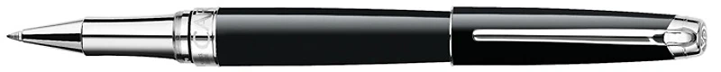 Stylo bille roulante Caran d'Ache, série Léman Noir laqué CT