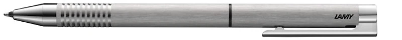 Stylo multifonction Lamy, série Twinpen Logo Acier brossé