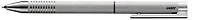 Stylo multifonction Lamy, série Twinpen Logo Acier brossé