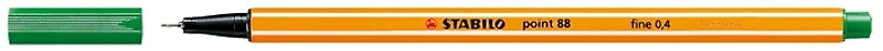Stabilo Felt pen, Point 88 series Green ink