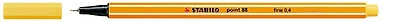 Stabilo Felt pen, Point 88 series Yellow ink