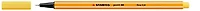 Stabilo Felt pen, Point 88 series Yellow ink