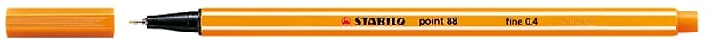 Stabilo Felt pen, Point 88 series Orange ink