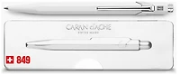 Stylo bille Caran d'Ache, série Office line  849 Blanc Popline