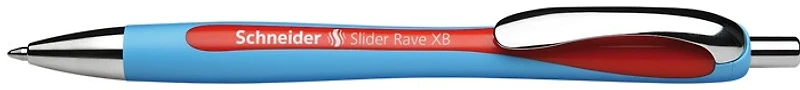 Stylo bille Schneider, série Slider Rave Encre Rouge