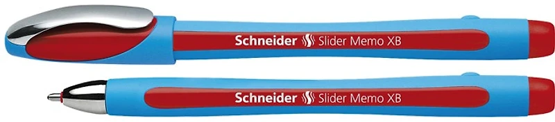 Stylo bille Schneider, série Slider Memo Encre Rouge