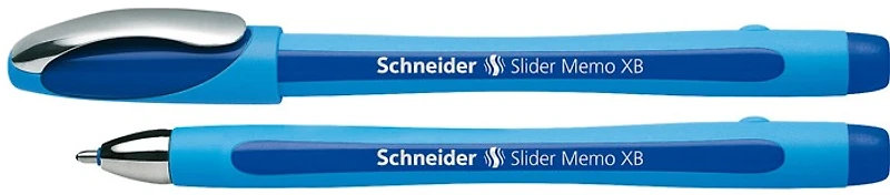 Stylo bille Schneider, série Slider Memo Encre Bleue